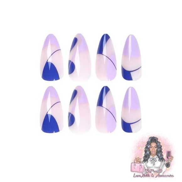 Statement Nail Set (Lilac)💅🏾 Perfect for everyday wear ❤️ 🤗. - Picture 2 of 5